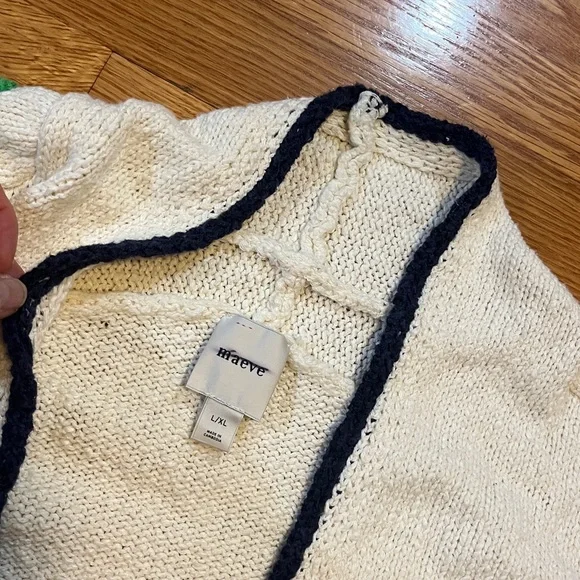 Anthropologie Nautical Buoy Cardigan L/XL NEW - Picture 9 of 15